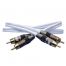 Межблочный кабель RCA Supra DUAL-RCA 1м